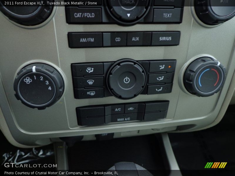 Tuxedo Black Metallic / Stone 2011 Ford Escape XLT