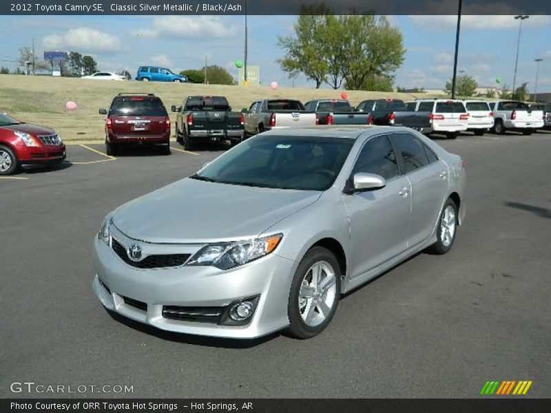 Classic Silver Metallic / Black/Ash 2012 Toyota Camry SE