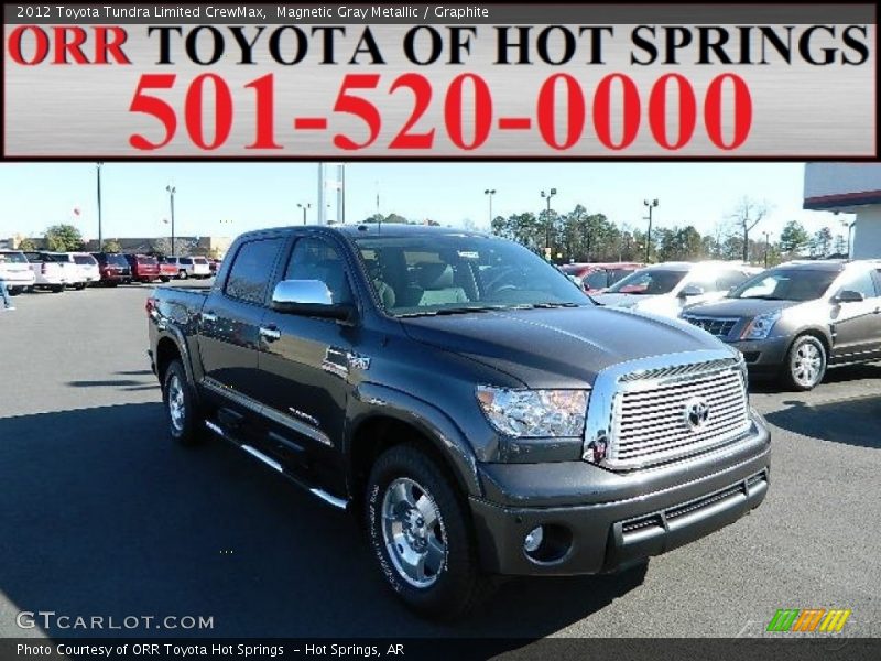 Magnetic Gray Metallic / Graphite 2012 Toyota Tundra Limited CrewMax