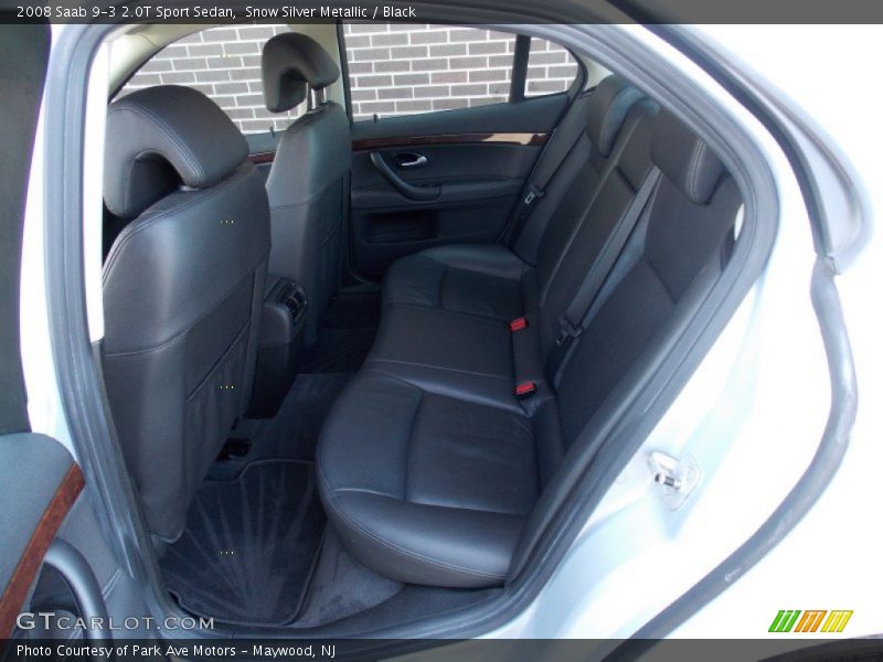 Rear Seat of 2008 9-3 2.0T Sport Sedan