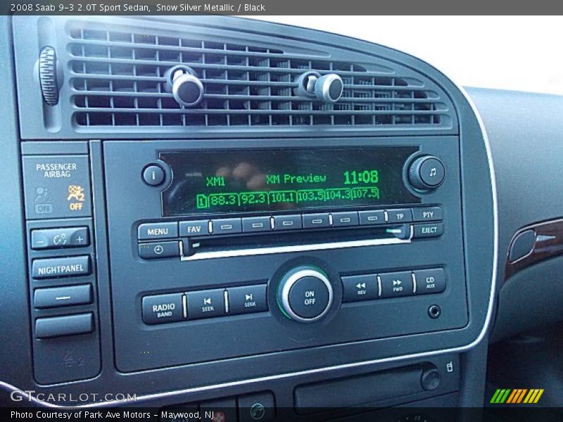 Controls of 2008 9-3 2.0T Sport Sedan