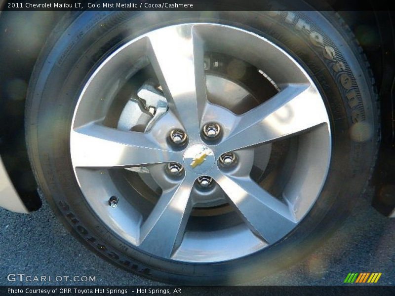 Gold Mist Metallic / Cocoa/Cashmere 2011 Chevrolet Malibu LT