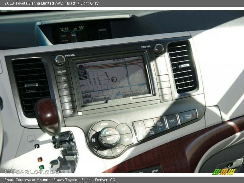 Black / Light Gray 2013 Toyota Sienna Limited AWD
