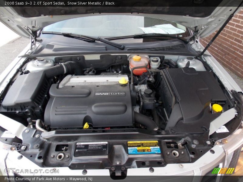  2008 9-3 2.0T Sport Sedan Engine - 2.0 Liter Turbocharged DOHC 16-Valve 4 Cylinder