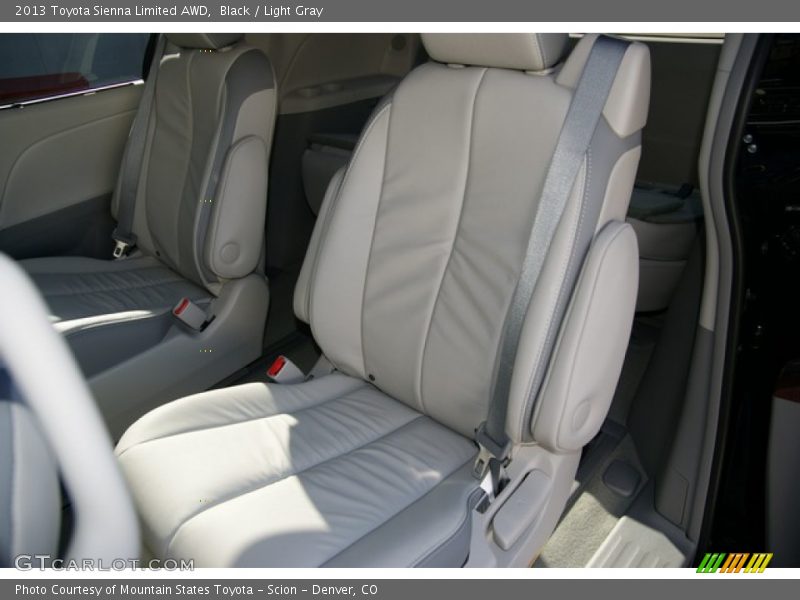 Black / Light Gray 2013 Toyota Sienna Limited AWD