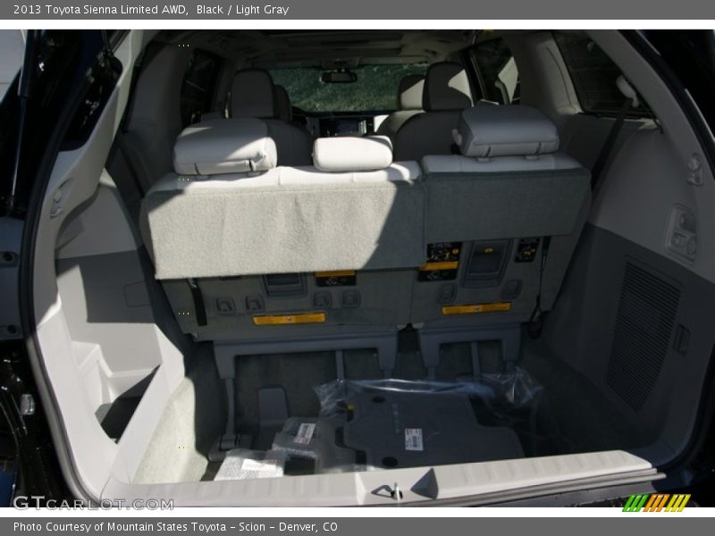 Black / Light Gray 2013 Toyota Sienna Limited AWD