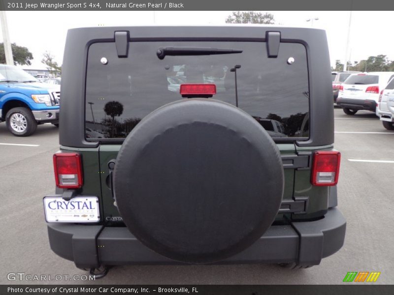 Natural Green Pearl / Black 2011 Jeep Wrangler Sport S 4x4