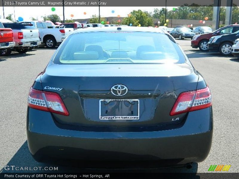 Magnetic Gray Metallic / Ash Gray 2010 Toyota Camry LE