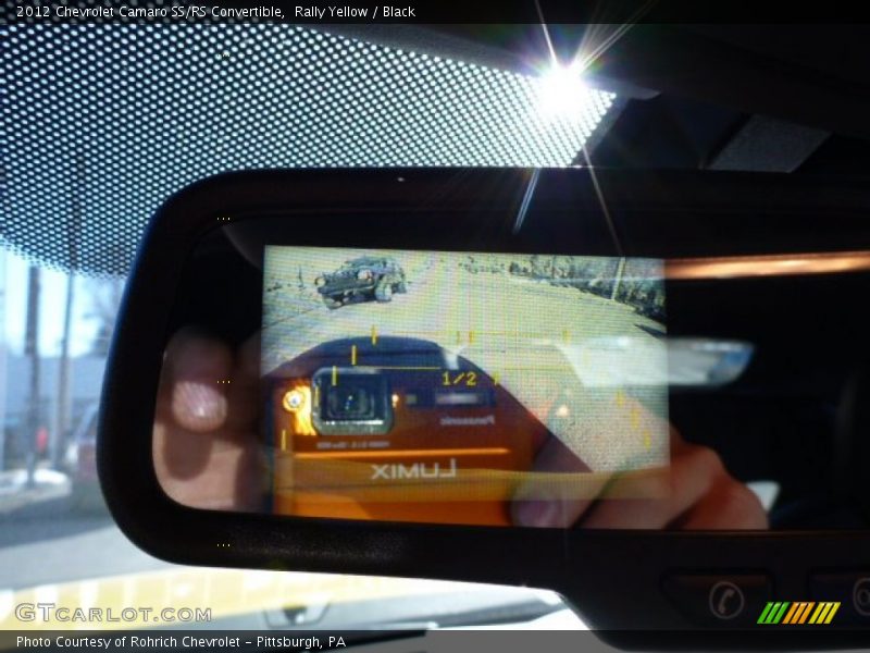 Rally Yellow / Black 2012 Chevrolet Camaro SS/RS Convertible