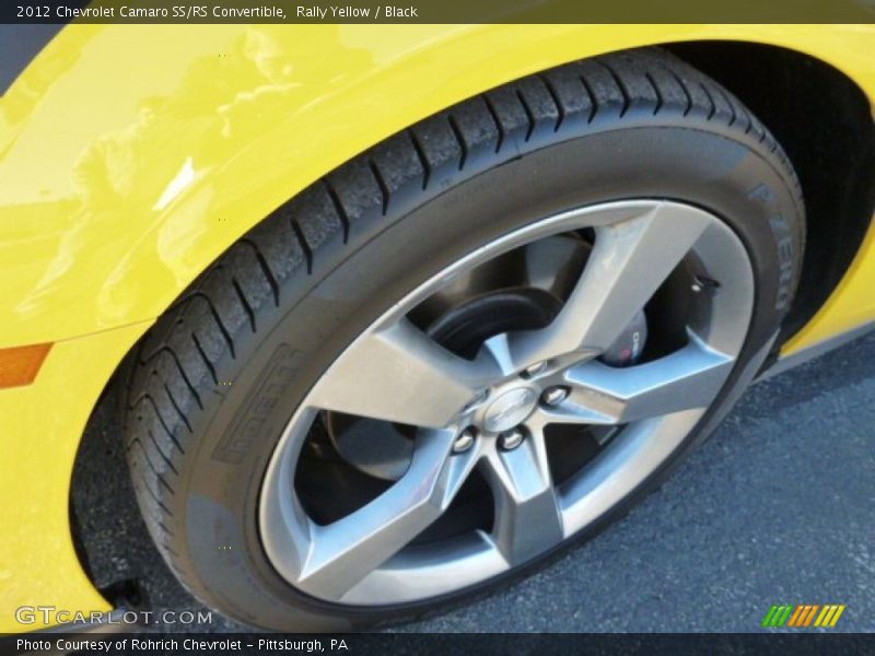 Rally Yellow / Black 2012 Chevrolet Camaro SS/RS Convertible