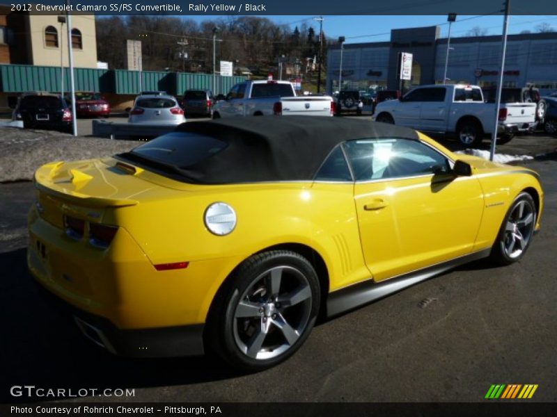 Rally Yellow / Black 2012 Chevrolet Camaro SS/RS Convertible