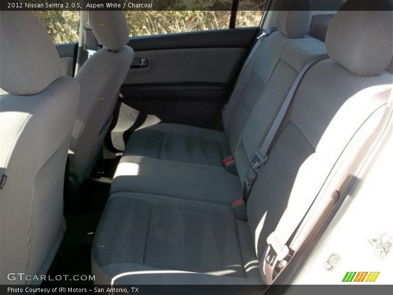 Aspen White / Charcoal 2012 Nissan Sentra 2.0 S