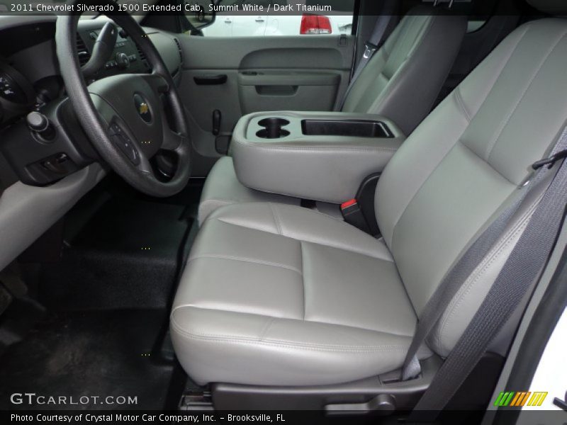 Summit White / Dark Titanium 2011 Chevrolet Silverado 1500 Extended Cab