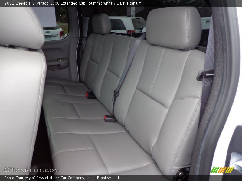 Summit White / Dark Titanium 2011 Chevrolet Silverado 1500 Extended Cab