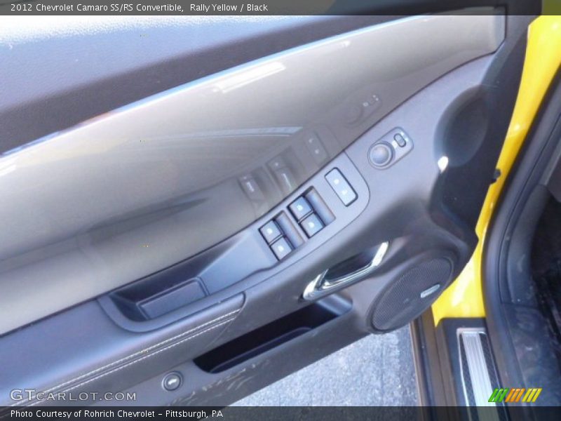 Rally Yellow / Black 2012 Chevrolet Camaro SS/RS Convertible