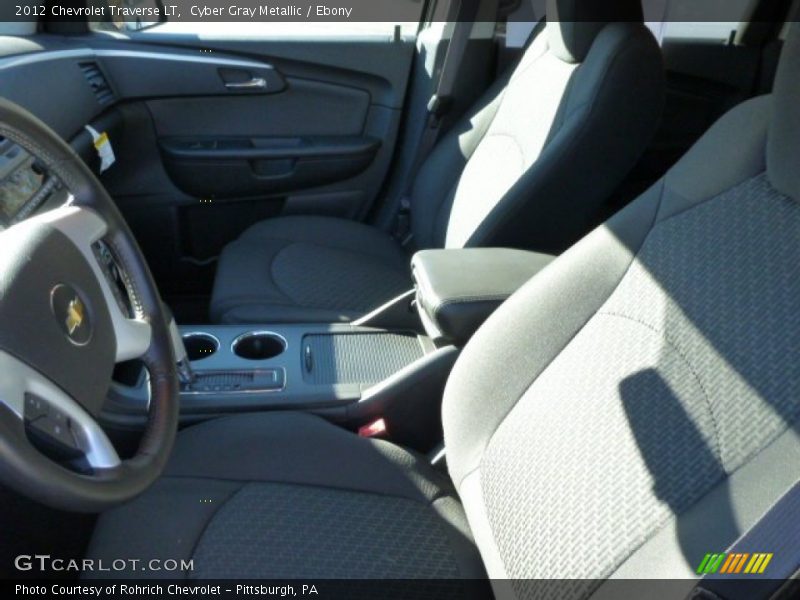 Cyber Gray Metallic / Ebony 2012 Chevrolet Traverse LT