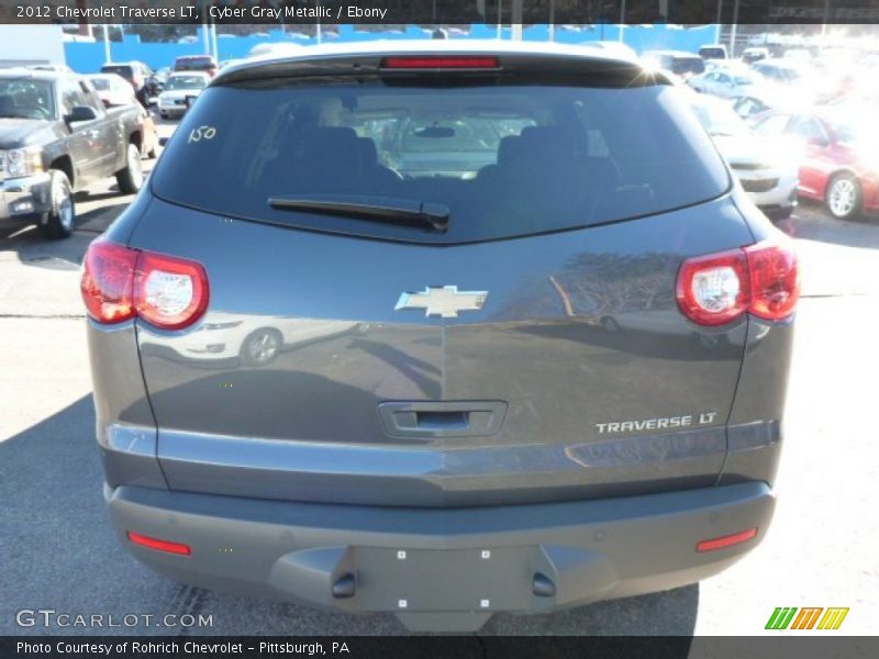 Cyber Gray Metallic / Ebony 2012 Chevrolet Traverse LT