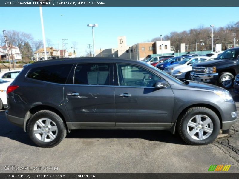 Cyber Gray Metallic / Ebony 2012 Chevrolet Traverse LT