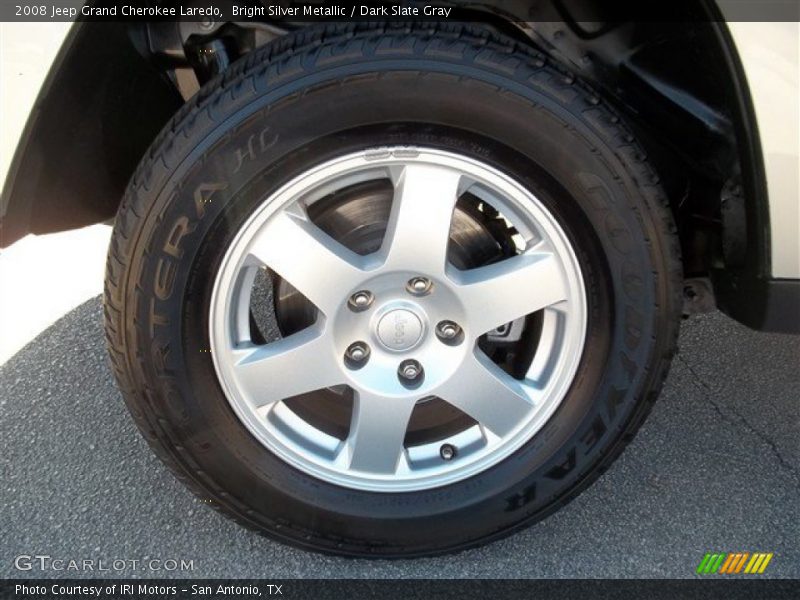 Bright Silver Metallic / Dark Slate Gray 2008 Jeep Grand Cherokee Laredo