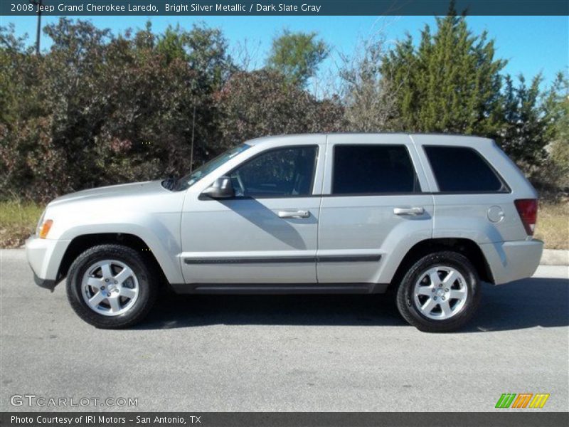 Bright Silver Metallic / Dark Slate Gray 2008 Jeep Grand Cherokee Laredo