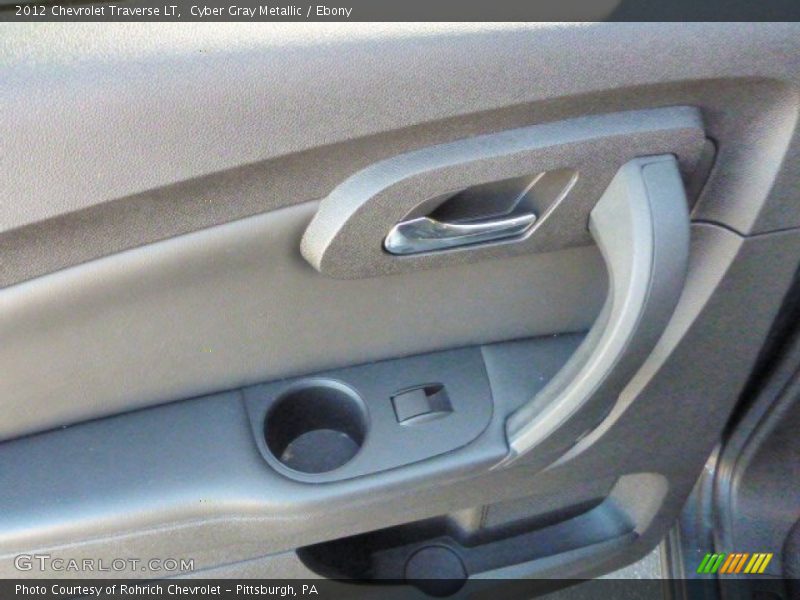 Cyber Gray Metallic / Ebony 2012 Chevrolet Traverse LT