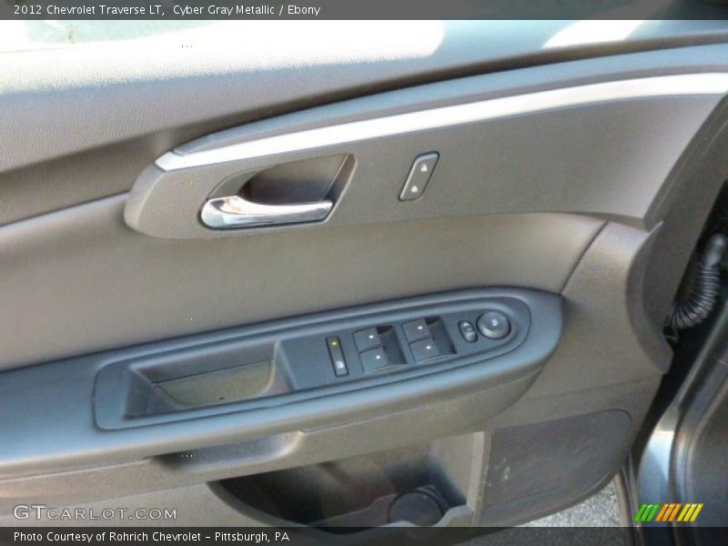 Cyber Gray Metallic / Ebony 2012 Chevrolet Traverse LT