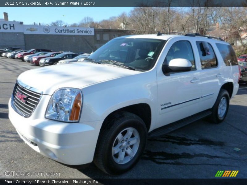 Summit White / Ebony 2012 GMC Yukon SLT 4x4