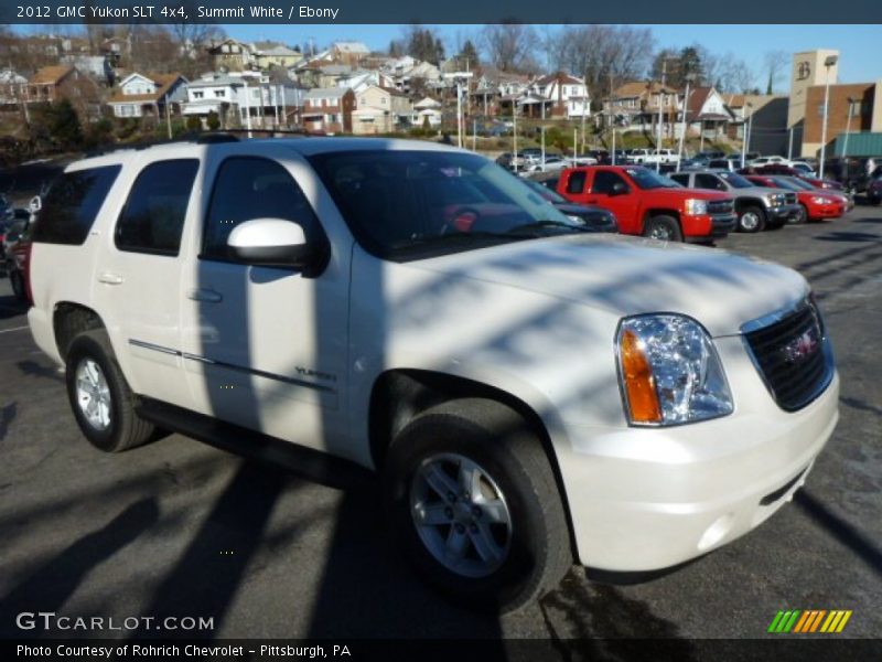 Summit White / Ebony 2012 GMC Yukon SLT 4x4