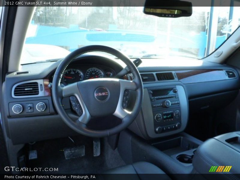 Summit White / Ebony 2012 GMC Yukon SLT 4x4