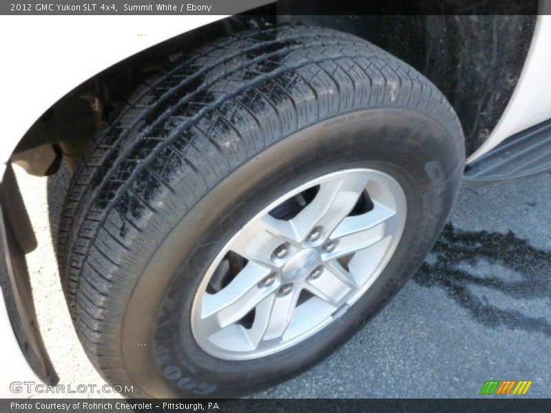 Summit White / Ebony 2012 GMC Yukon SLT 4x4