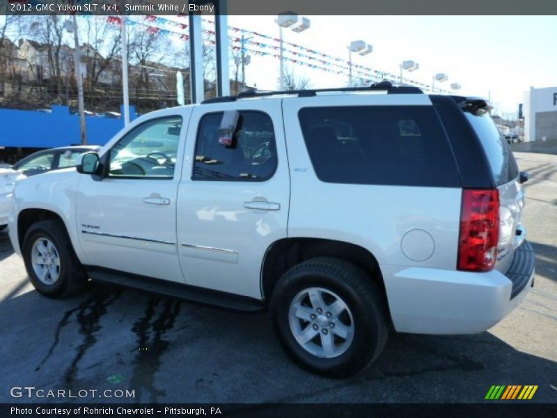 Summit White / Ebony 2012 GMC Yukon SLT 4x4