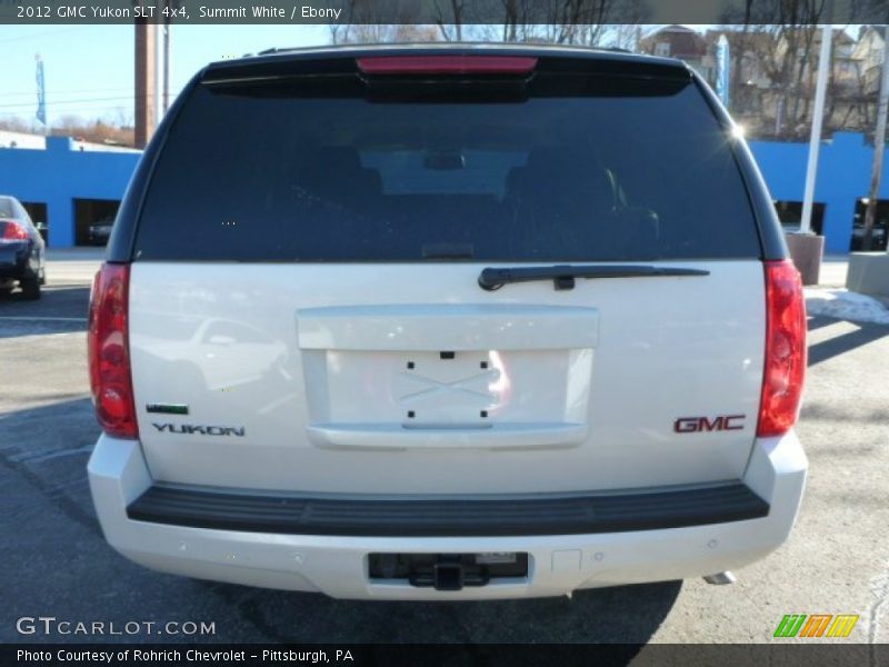 Summit White / Ebony 2012 GMC Yukon SLT 4x4