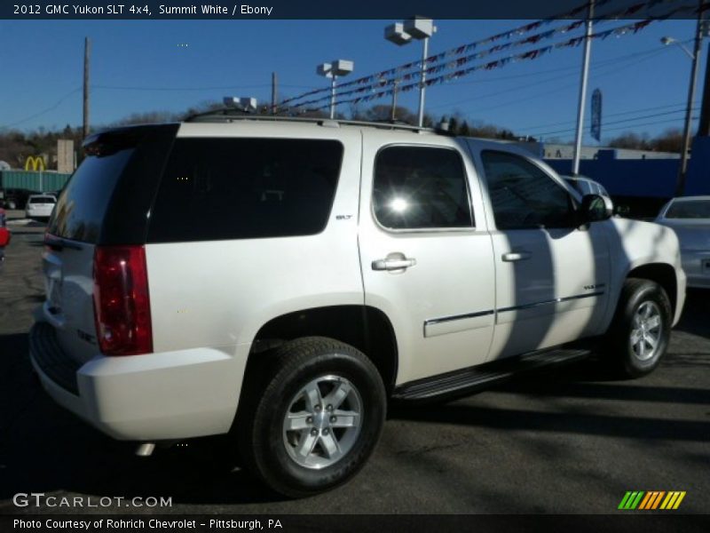 Summit White / Ebony 2012 GMC Yukon SLT 4x4