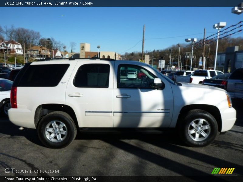 Summit White / Ebony 2012 GMC Yukon SLT 4x4