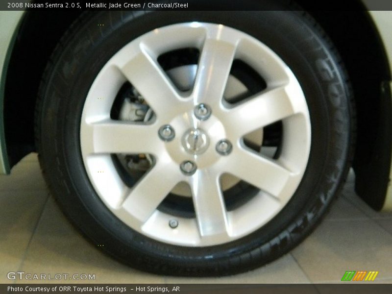 Metallic Jade Green / Charcoal/Steel 2008 Nissan Sentra 2.0 S