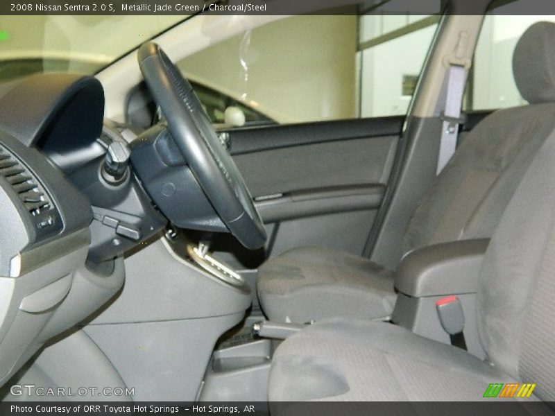 Metallic Jade Green / Charcoal/Steel 2008 Nissan Sentra 2.0 S