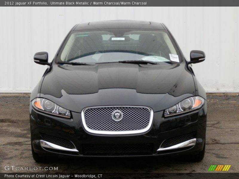 Ultimate Black Metallic / Warm Charcoal/Warm Charcoal 2012 Jaguar XF Portfolio