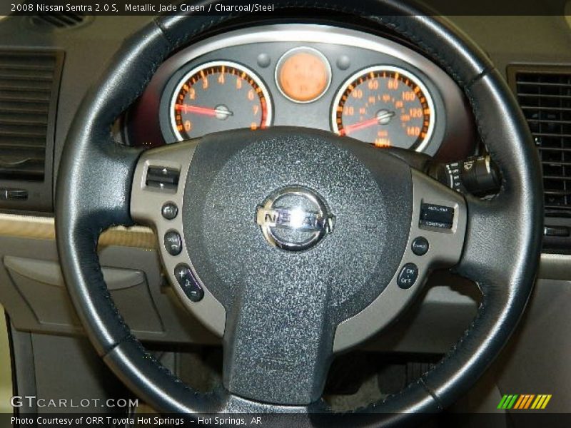 Metallic Jade Green / Charcoal/Steel 2008 Nissan Sentra 2.0 S