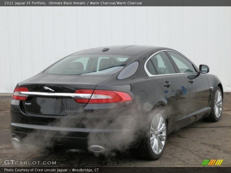 Ultimate Black Metallic / Warm Charcoal/Warm Charcoal 2012 Jaguar XF Portfolio