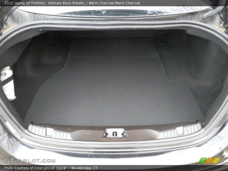 Ultimate Black Metallic / Warm Charcoal/Warm Charcoal 2012 Jaguar XF Portfolio