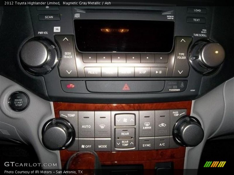 Magnetic Gray Metallic / Ash 2012 Toyota Highlander Limited