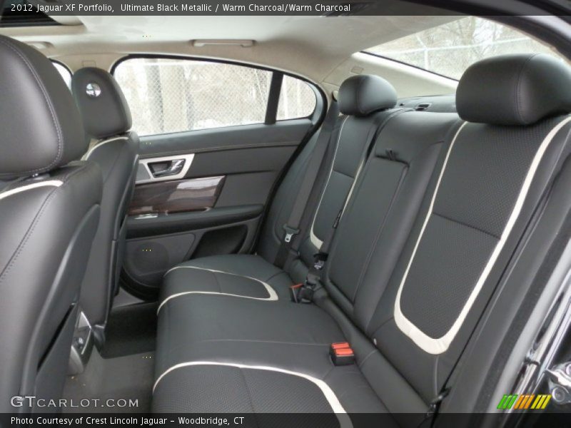Ultimate Black Metallic / Warm Charcoal/Warm Charcoal 2012 Jaguar XF Portfolio