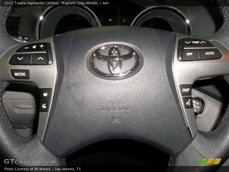 Magnetic Gray Metallic / Ash 2012 Toyota Highlander Limited
