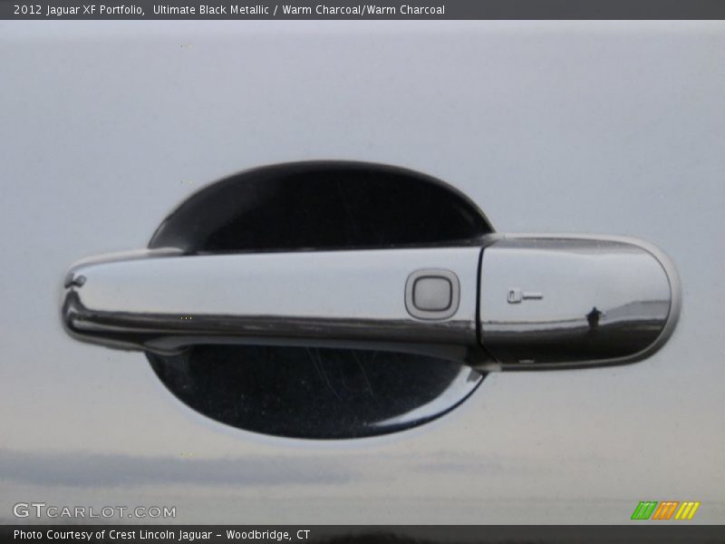 Ultimate Black Metallic / Warm Charcoal/Warm Charcoal 2012 Jaguar XF Portfolio