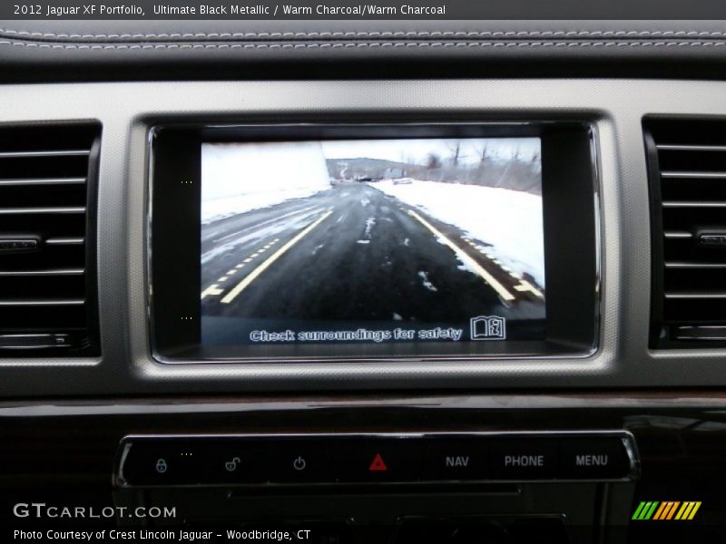 Ultimate Black Metallic / Warm Charcoal/Warm Charcoal 2012 Jaguar XF Portfolio