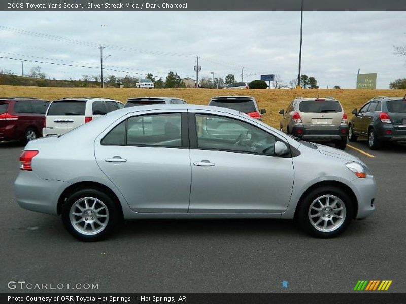 Silver Streak Mica / Dark Charcoal 2008 Toyota Yaris Sedan