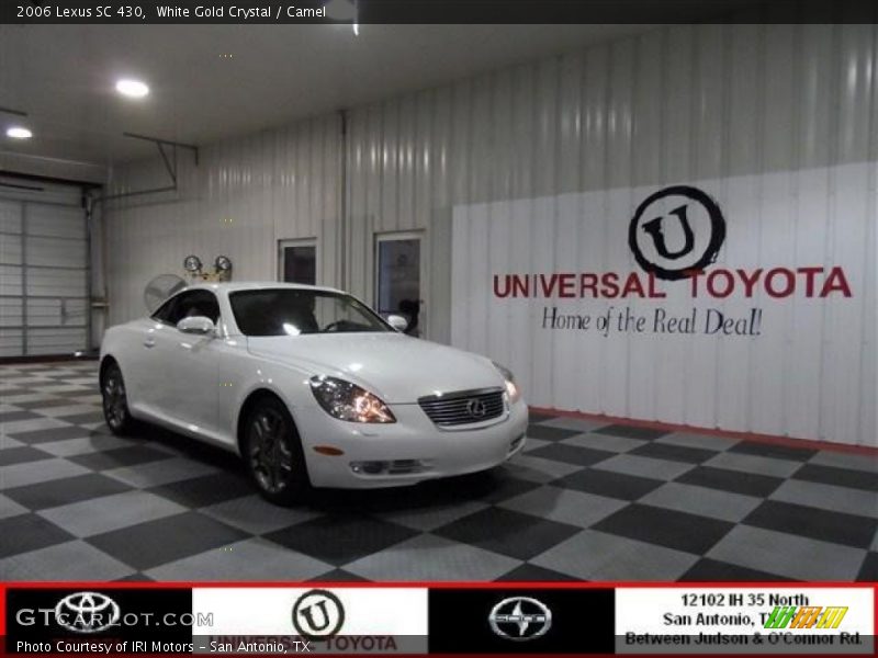White Gold Crystal / Camel 2006 Lexus SC 430