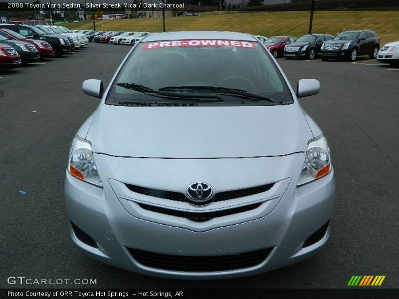 Silver Streak Mica / Dark Charcoal 2008 Toyota Yaris Sedan