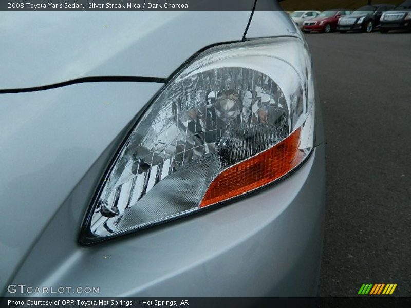 Silver Streak Mica / Dark Charcoal 2008 Toyota Yaris Sedan