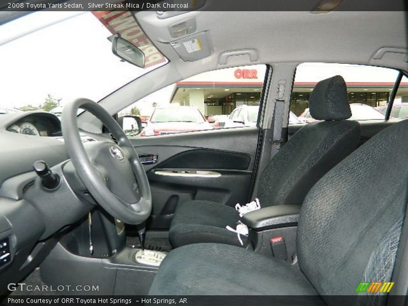 Silver Streak Mica / Dark Charcoal 2008 Toyota Yaris Sedan